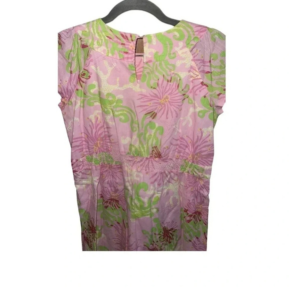 Lilly Pulitzer Cedar Pink Cap Sleeve Dress Size 14 - Picture 5 of 8